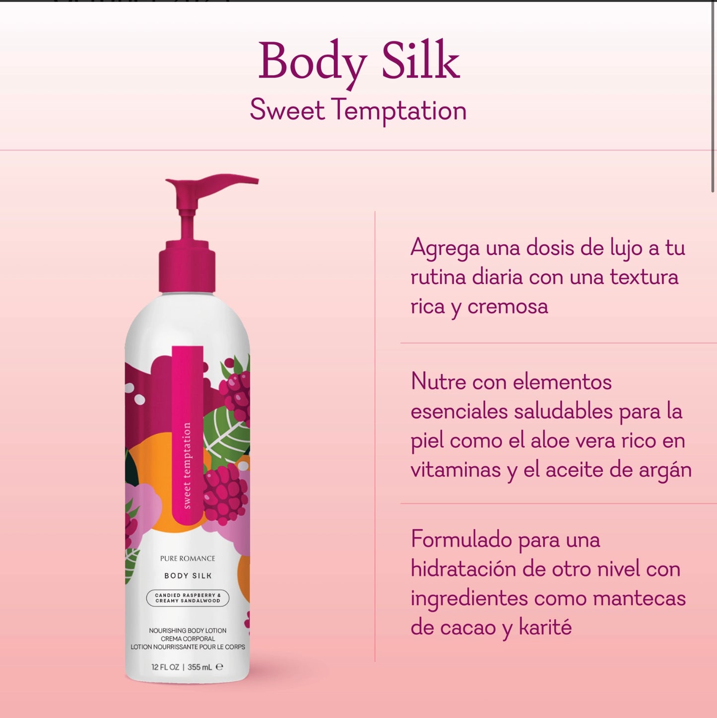 Crema corporal Sweet Temptation