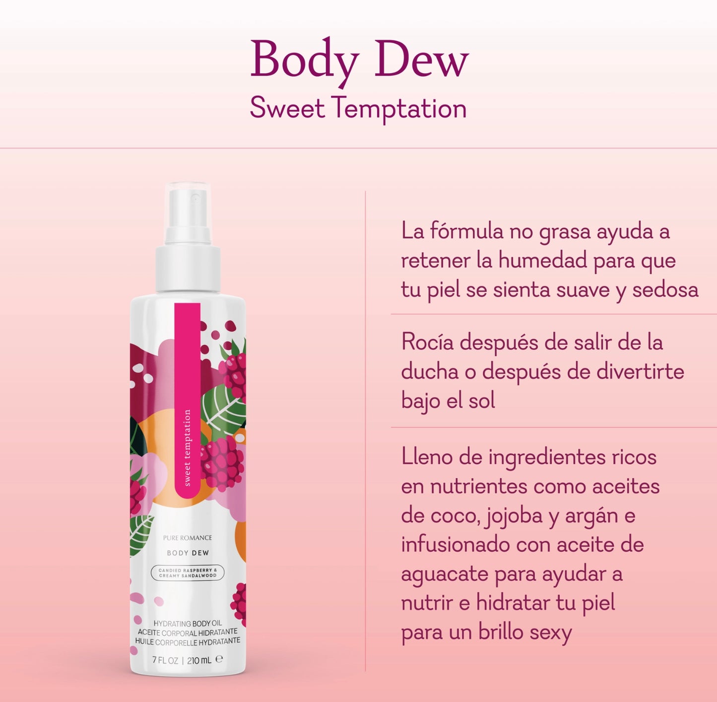 Aceite Corporal Body Dew Sweet Temptation
