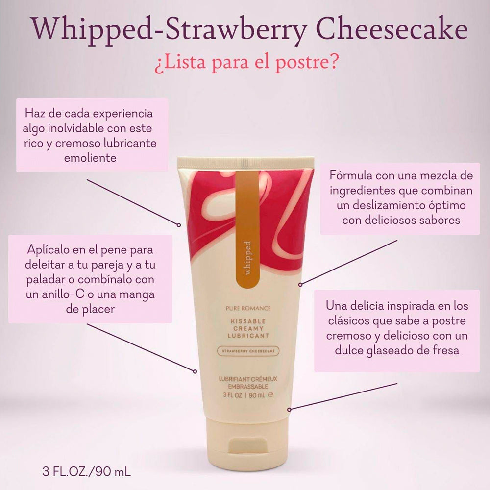 Whipped Strawberry Cheesecake